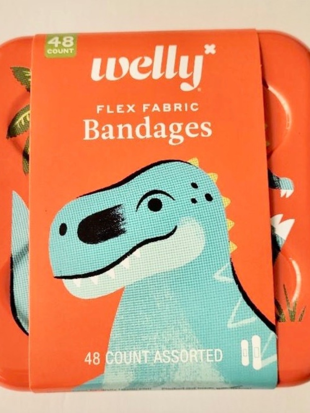 WELLY Flex Fabric Bandages 48 Count Dinosaur Assortment